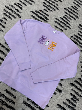 Halloween Embroidered Sweatshirt