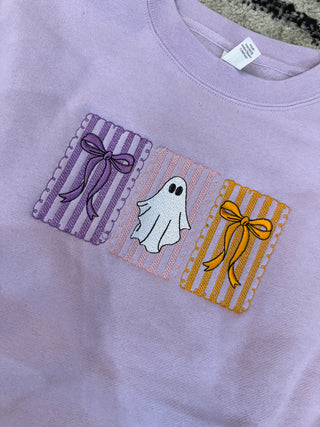 Halloween Embroidered Sweatshirt