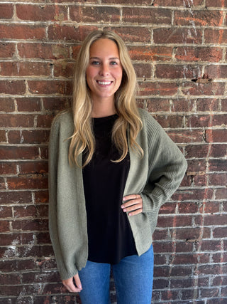 Charli Cardigan | Light Olive