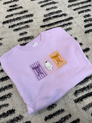 Halloween Embroidered Sweatshirt