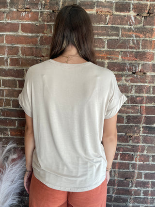 Joanna Basic V-neck Tee