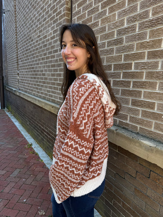 Ivy Fleece Knit Hoodie