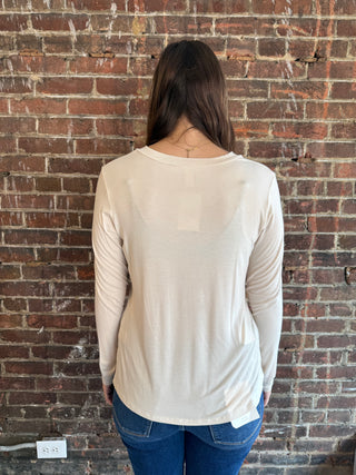 Sarah Basic Long Sleeve | Bone