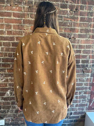 Zoey Button-Up Shirt | Brown