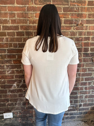 Sally Basic Tee | Ivory