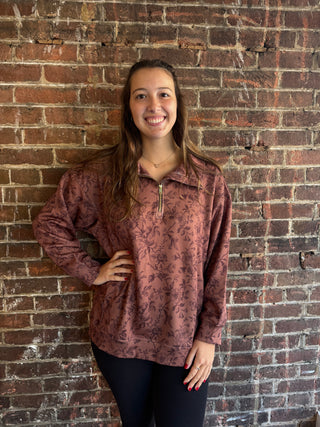 Everyday Pullover | Rosewood Bloom