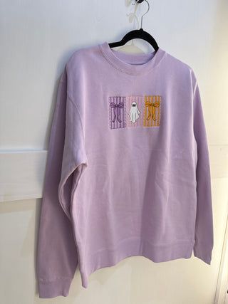 Halloween Embroidered Sweatshirt