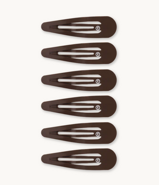 Brown Snap Clip (6ct)