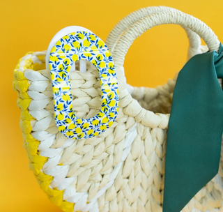 Limoncello Large Flat Round Hair Clip