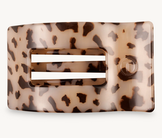 Blonde Tortoise Large Flat Rectangle Hair Clip