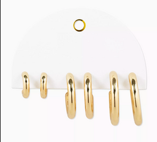 Lightweight Gold Hoop Set