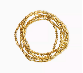 Gold Ball Bead Bracelets