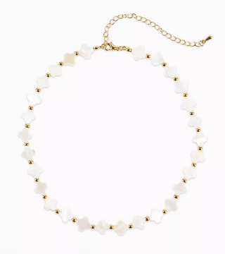 Pearl Clover Choker Necklace