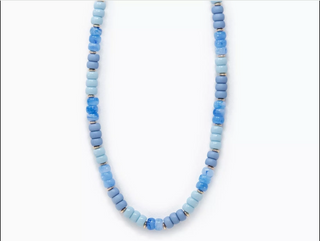 Blue Skies Beaded Necklce