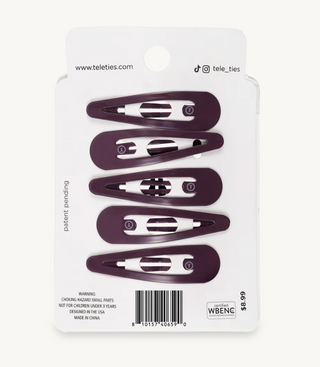 Purple Haze Snap Clips (6Ct)