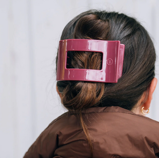 Wild Side Large Flat Rectangle Hair Clip