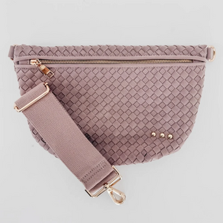 Suede Westlyn Woven Bum Bag | Primrose
