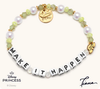 Make it Happen beaded Bracelet with gold charm