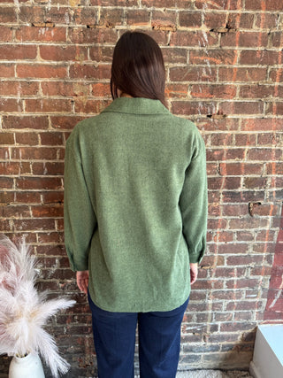 Bailey Shacket | Forrest Green