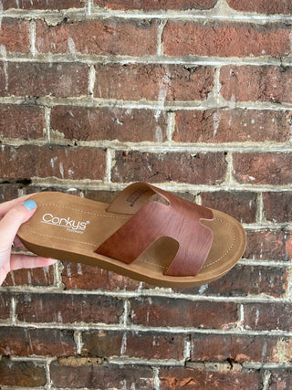Hold Please Sandals | Bourbon