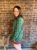 All I Want For Christmas Ruffle Pajama Set