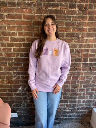 Halloween Embroidered Sweatshirt