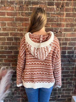 Ivy Fleece Knit Hoodie