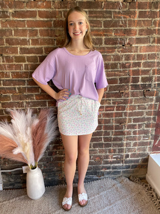 Spirit Of Spring Floral Skort