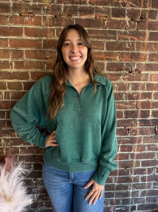 Ryleigh Sweatshirt | Dark Green