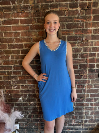 Airloom Dress | Ocean Blue