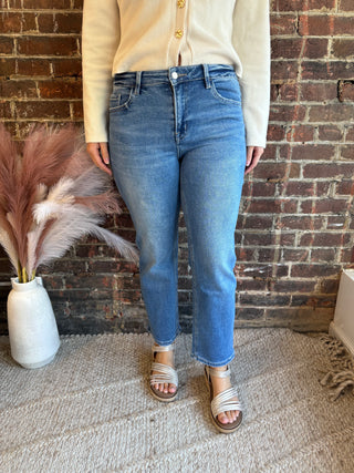 Charlie Ankle Straight Jeans