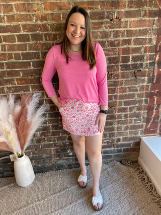 Enchanted Garden Skort | Pink
