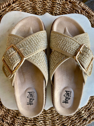 Booked Sandals | Beige