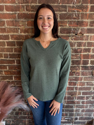 Brynlee Top | Olive