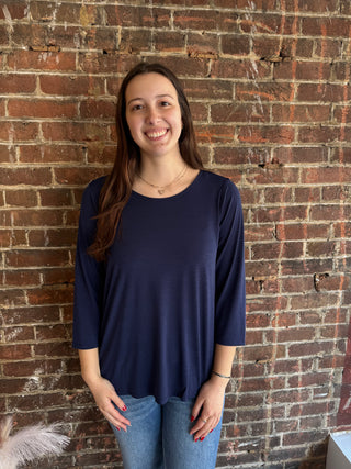 Scarlett Top | Navy