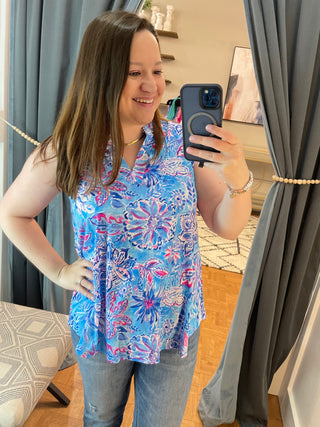 Liz Tank | Blue