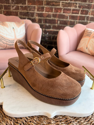 Pity Party | Chestnut Faux Suede