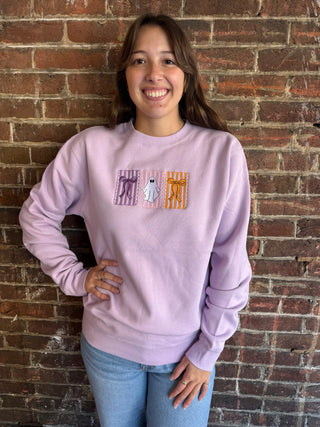 Halloween Embroidered Sweatshirt
