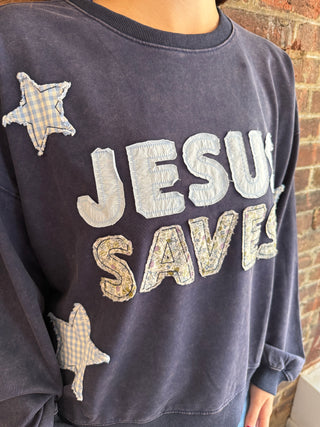 Jesus Saves Pullover
