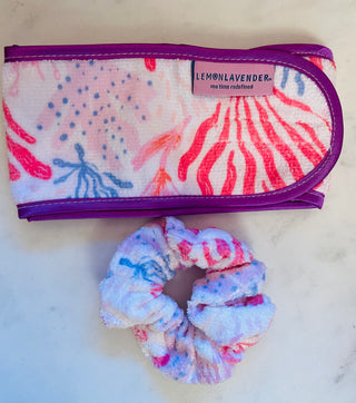 High & Dry Microfiber Scrunchie/Headband Duo