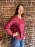 Brittany Basic Long Sleeve Tee