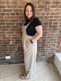 Fran Overall Jumpsuit | Stone