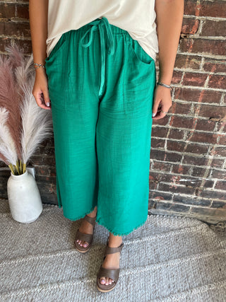 Farah Pants | Emerald Green