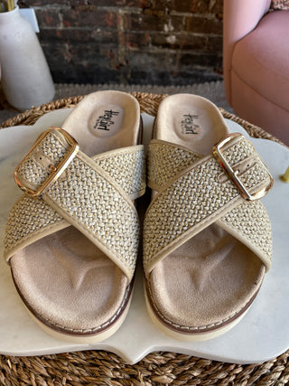 Booked Sandals | Beige