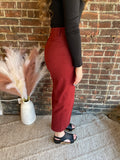 Luna Pants | Maroon