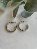 Silver Hoop Earrings