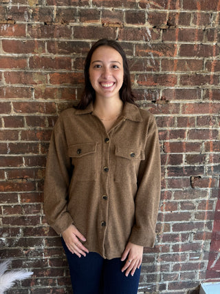 Bailey Shacket | Mocha