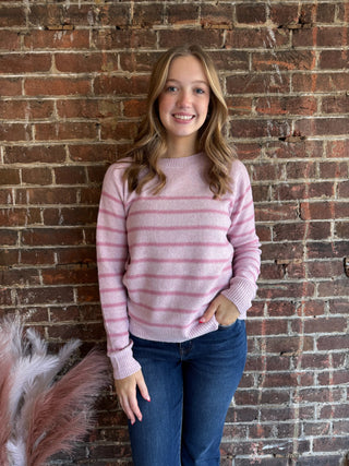 Everly Sweater | Light Pink