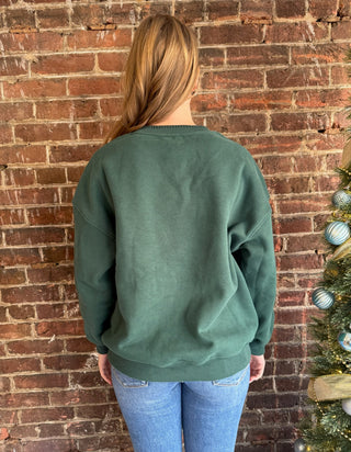 Embroidered Christmas Sweatshirt