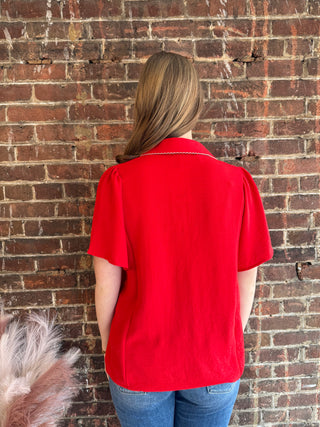 Kendra Top | Red